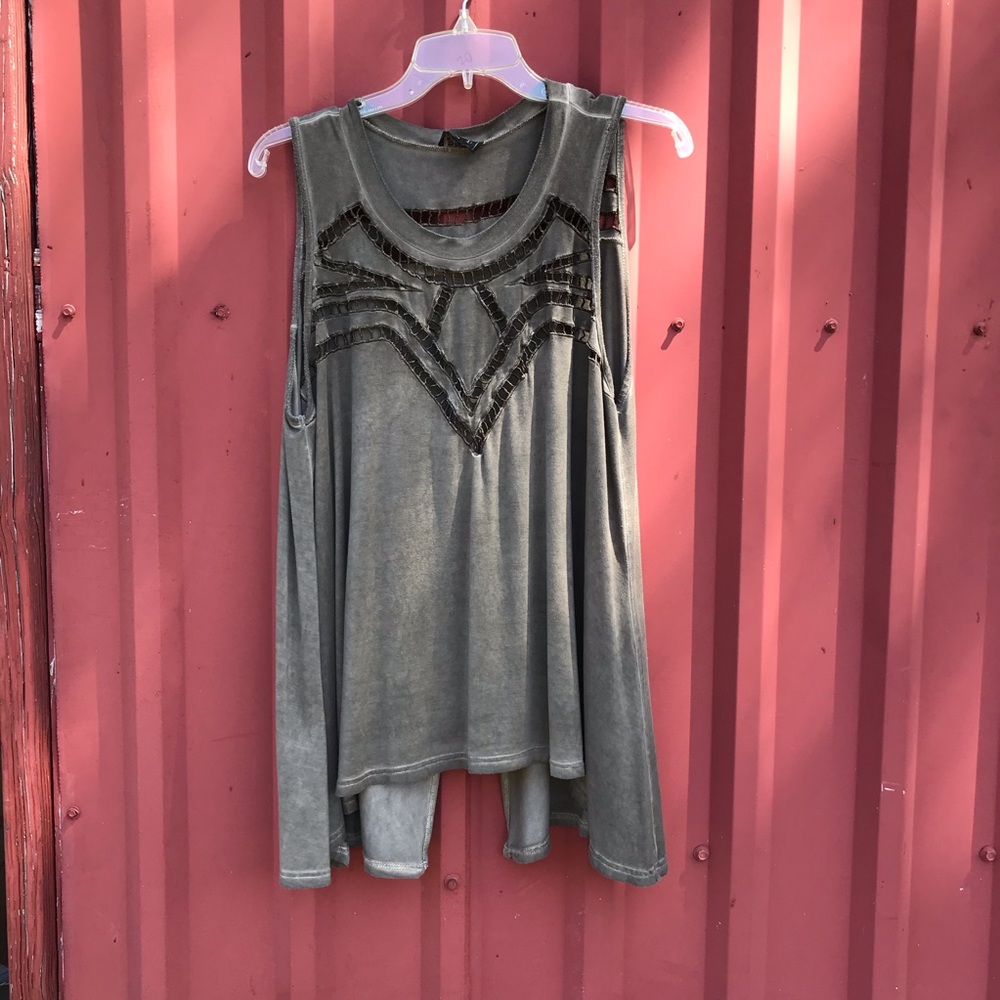 Green flows Boutique top